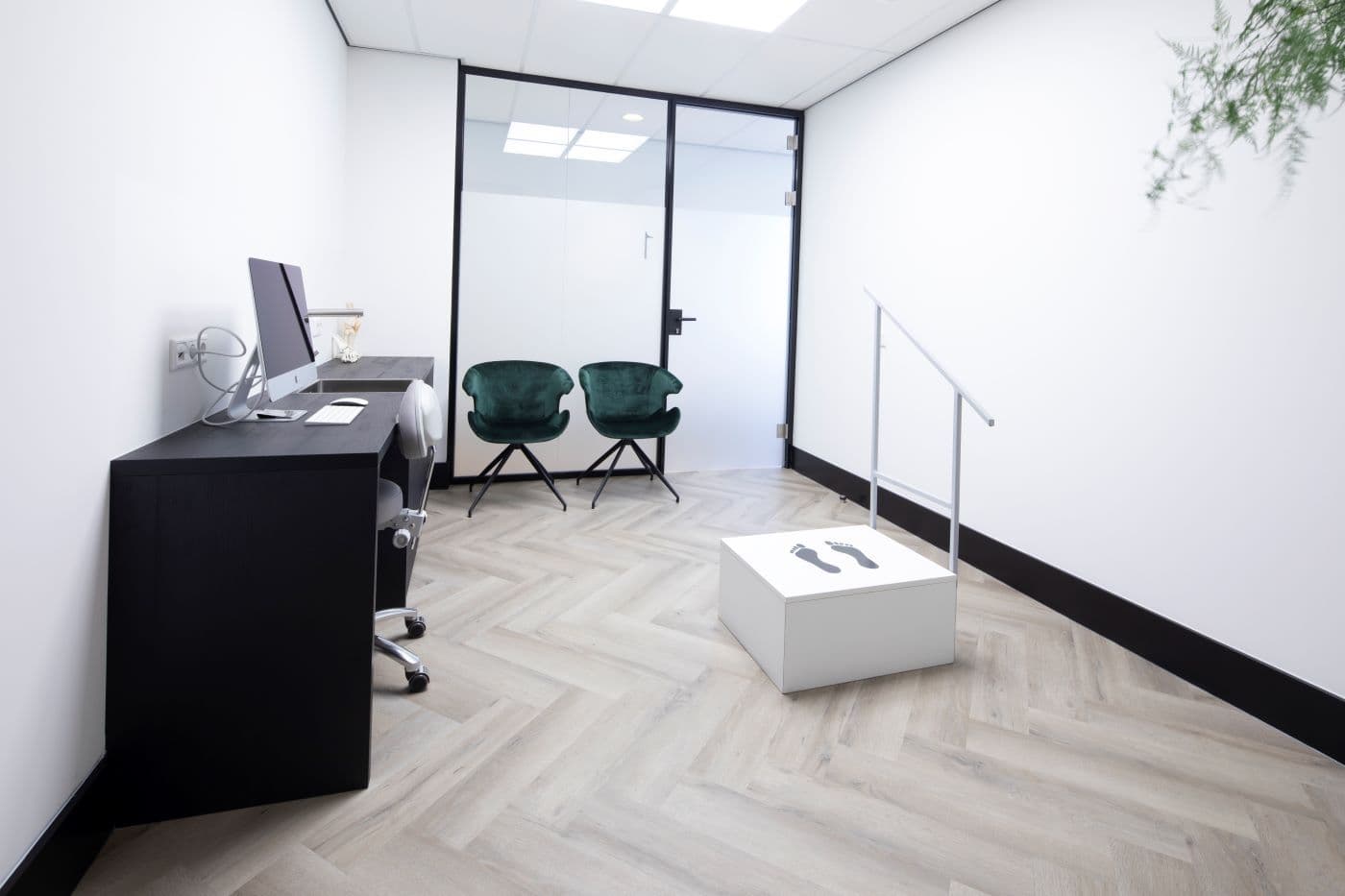 Bureau, werkplek, interieur kantoor.