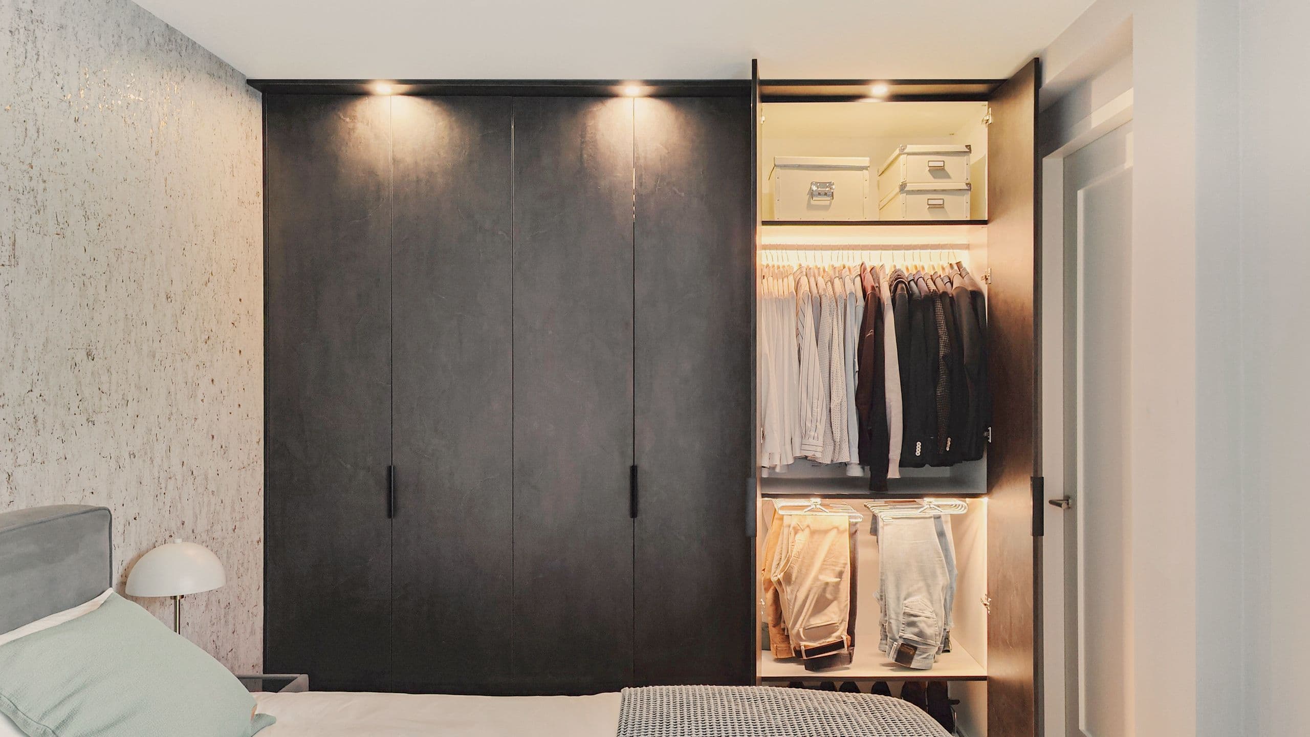 kast op maat in slaapkamer