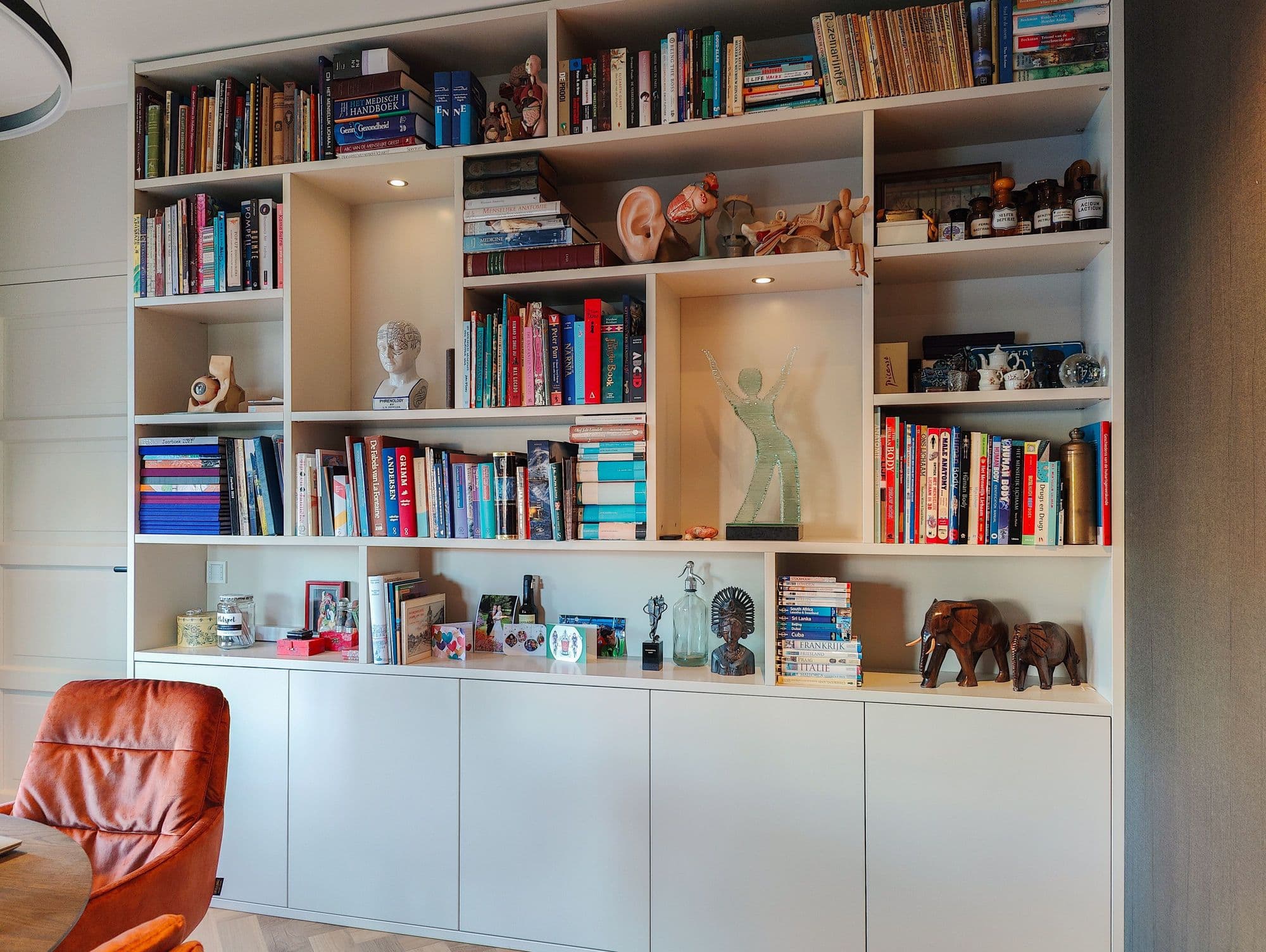 Boekenkast met open vakken