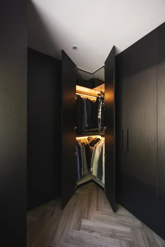 Hoekkledingkast op maat