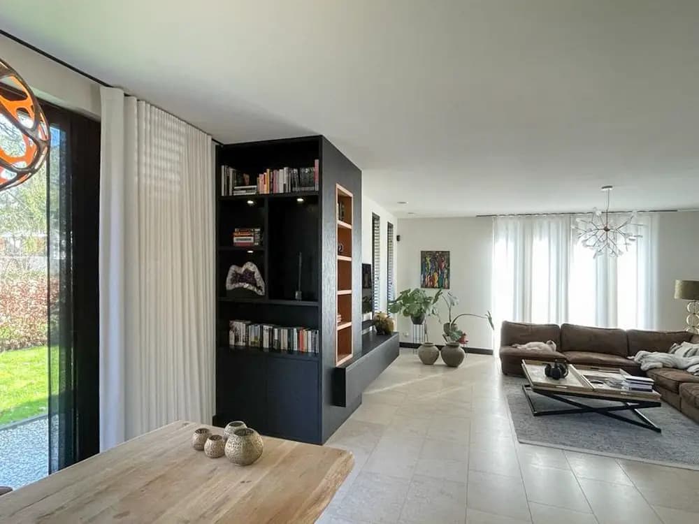 houtstructuur tv meubel op maat