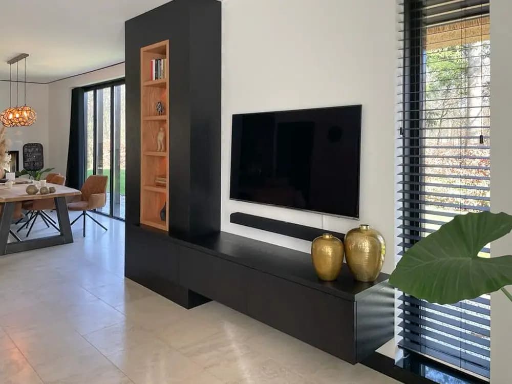 op maat gemaakt tv wandmeubel