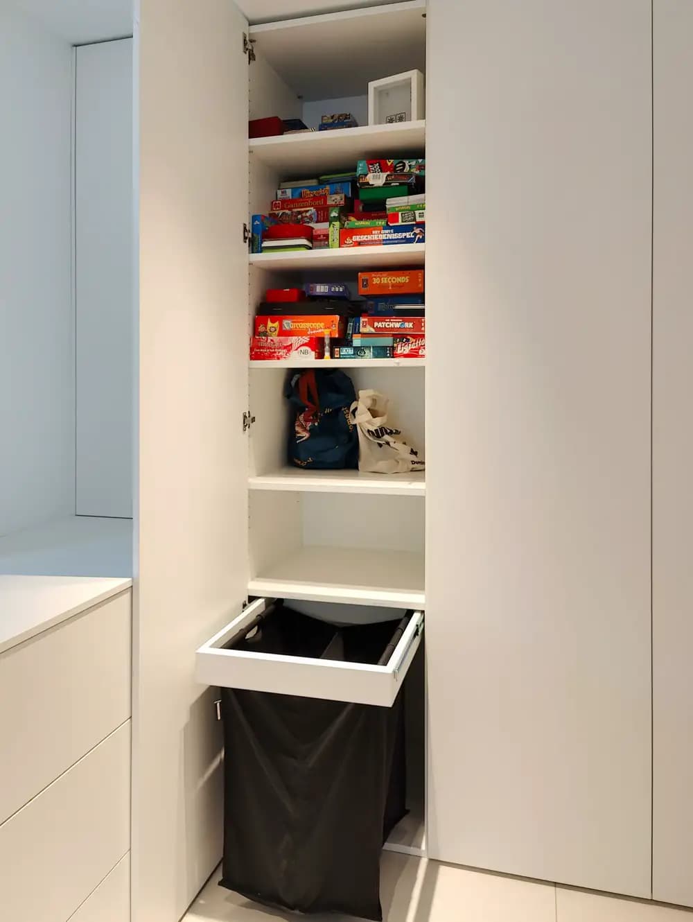 uittrekbare waszak waszaksysteem