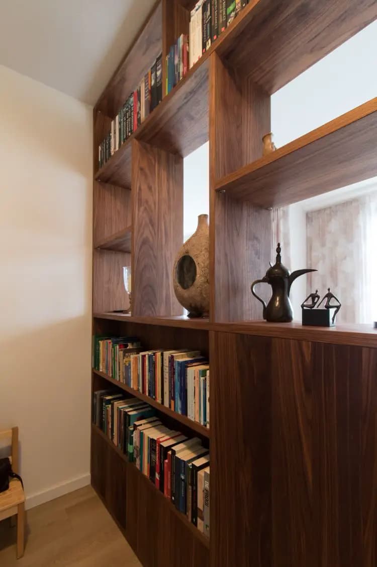 Roomdivider op maat noten