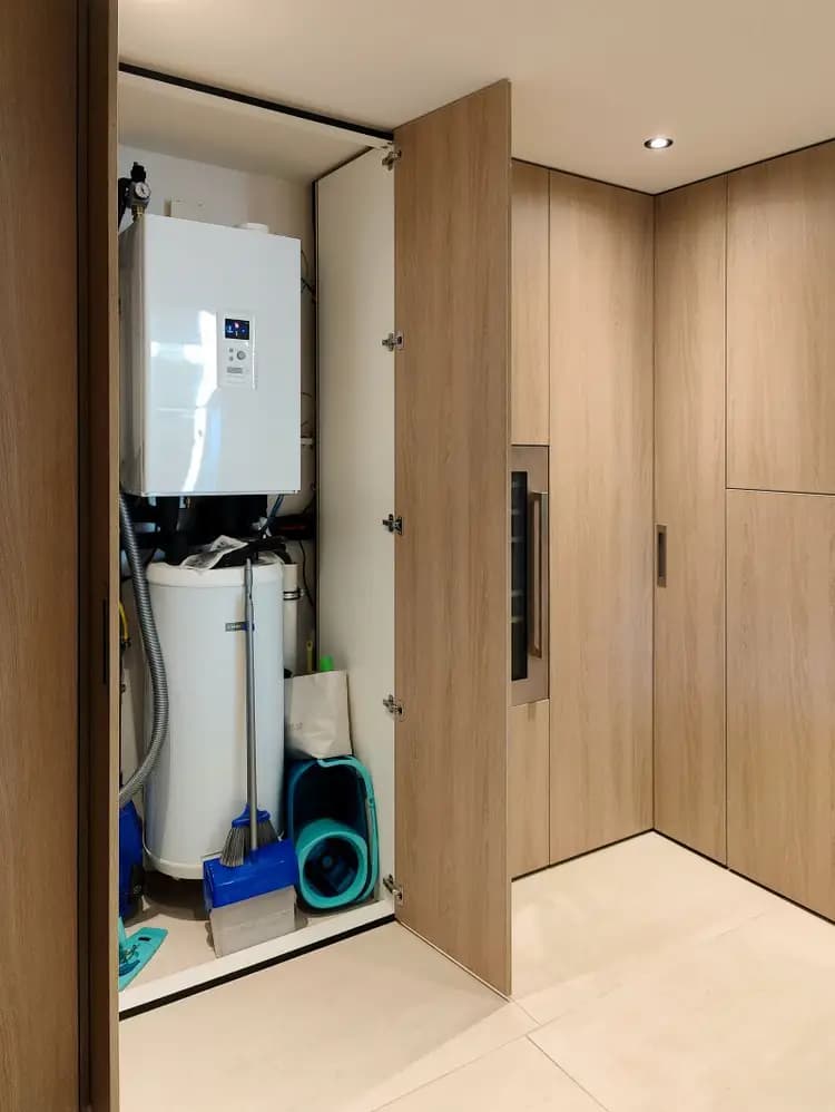 #draaideur #techniekkast # bijkeuken