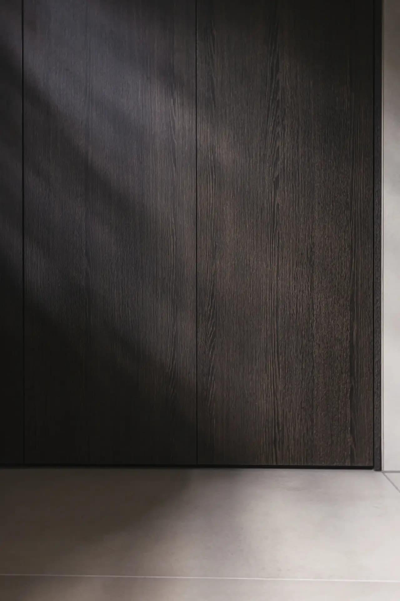 Badkamerkast Japandi in houtlook