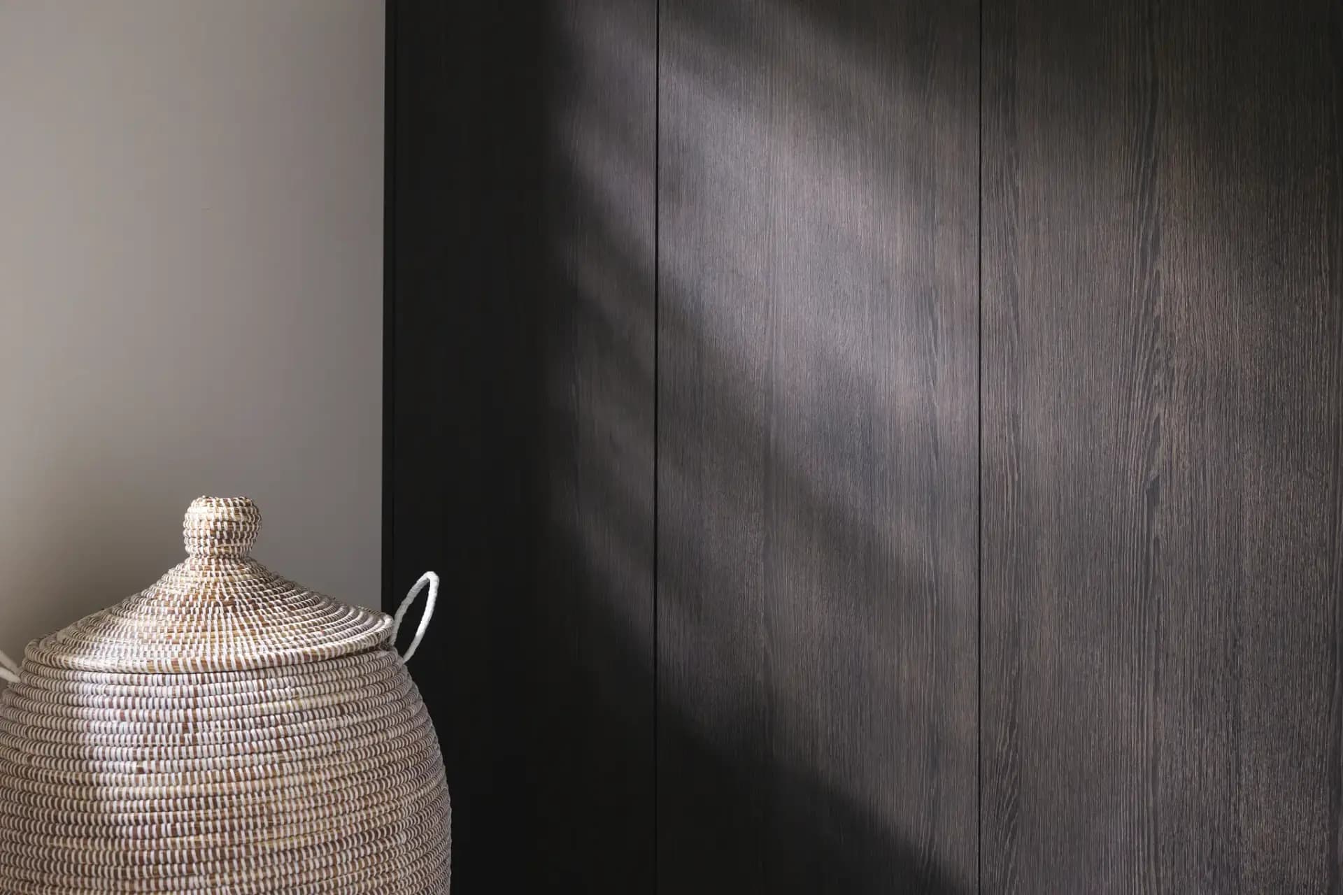 Badkamerkast Japandi in houtlook