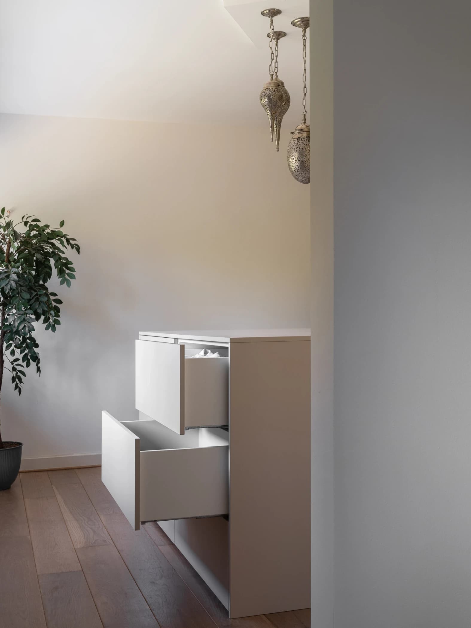 Inloopkast met lades