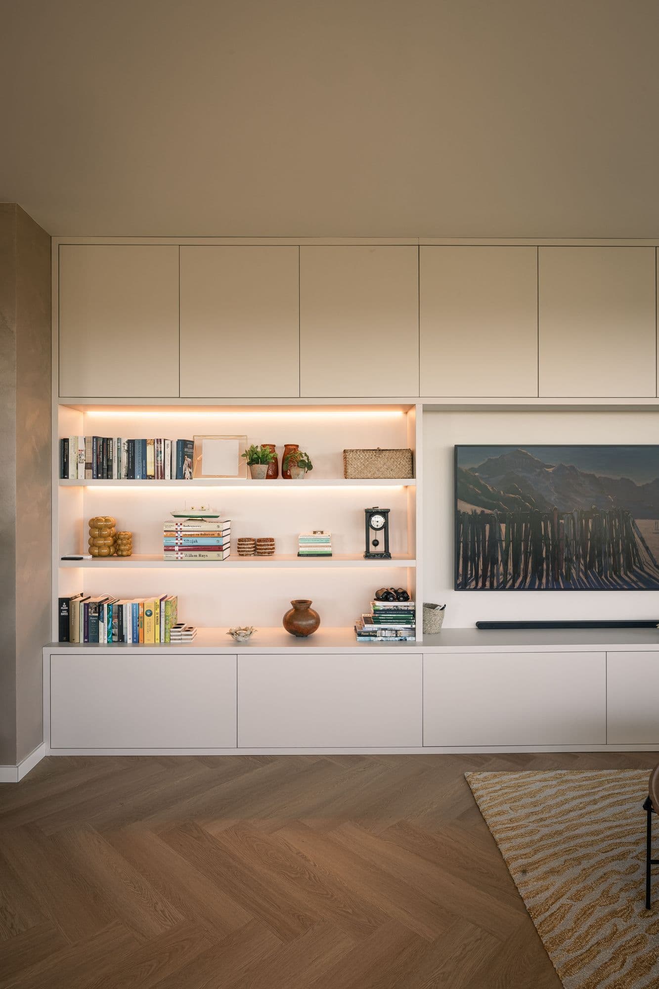 Wandkast met open vakken