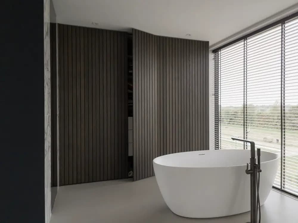 latjeskast wandvullend, akupanel, latten