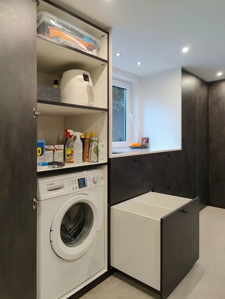 #Barneveld #bijkeukenkast #wasmachine #ladebak