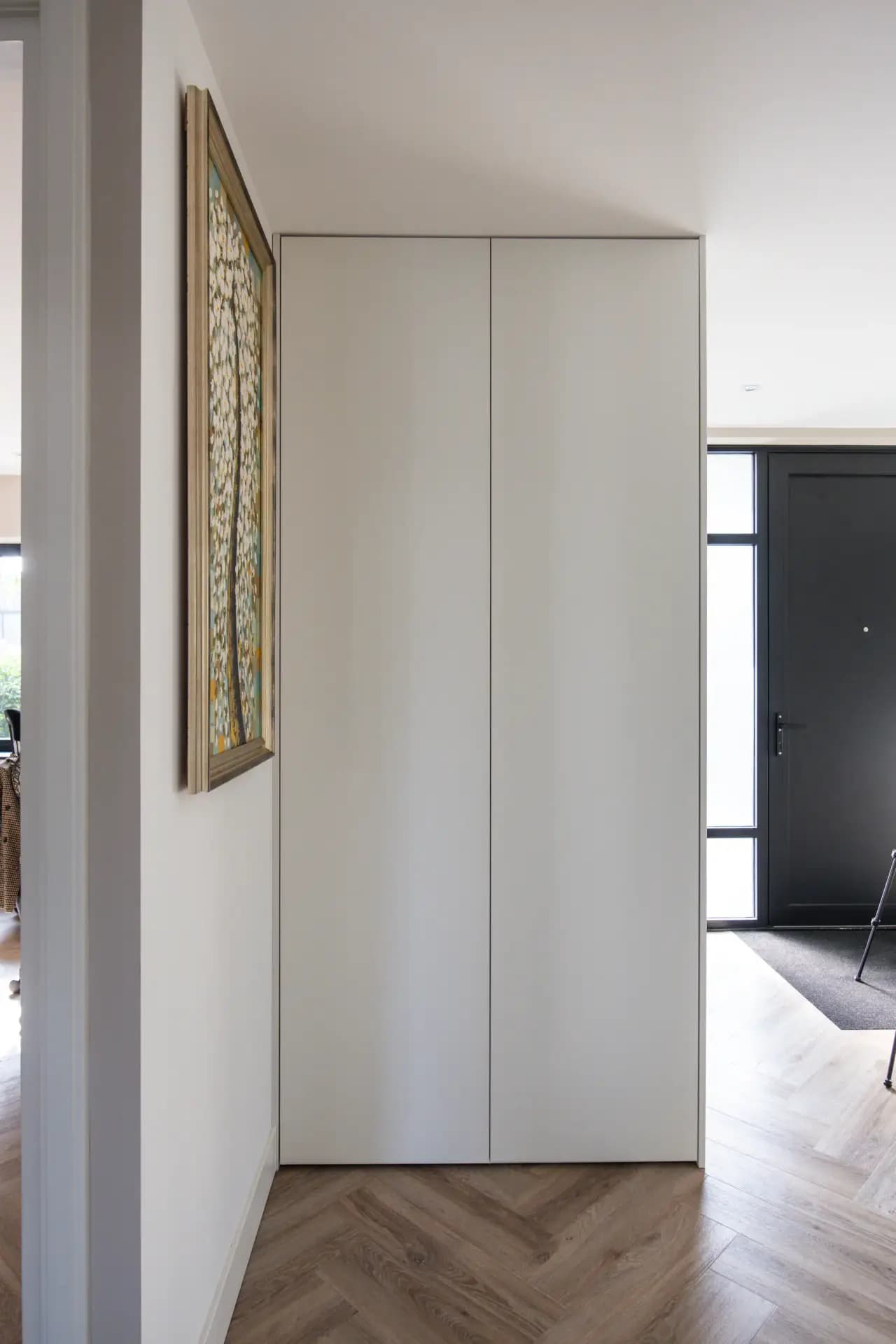 Schoenenkast op maat in de hal