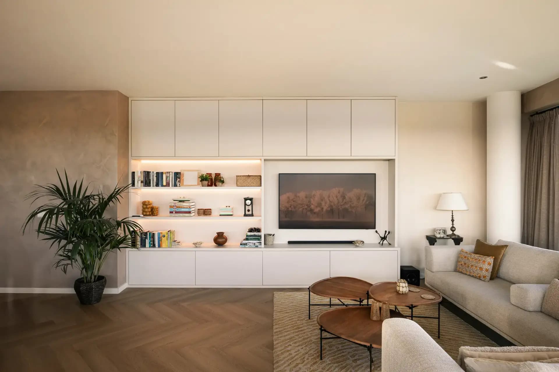 Wandkast met open vakken